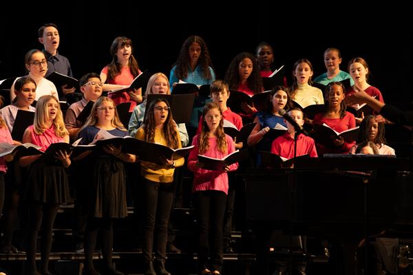 2023 All County Chorus Students Performing